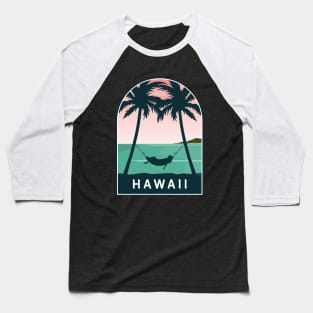 Hawaiian Beach Baseball T-Shirt